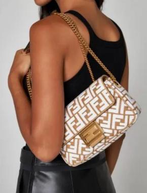 Fendi Fabric FF Baguette 5