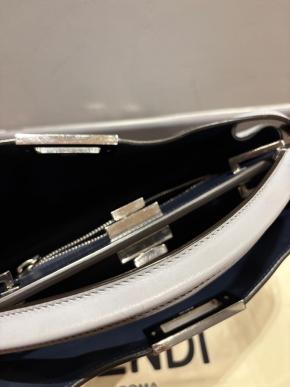 Fendi Grey Peekaboo Tote 6