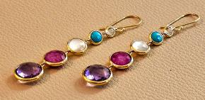 Ippolita Multi Gem Lollipop Earrings 8