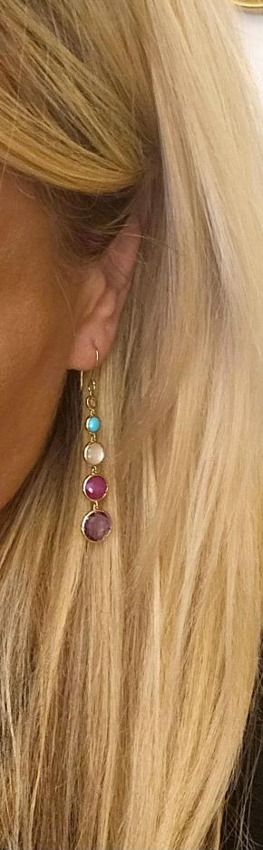 Ippolita Multi Gem Lollipop Earrings 2