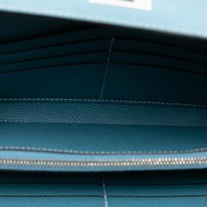 Herems Blue Epsom Kelly To Go Wallet 4