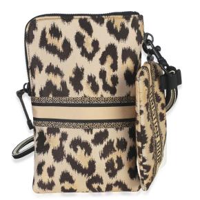 Christian Dior Leopard Technical Fabric DiorTravel Pouch Set 2
