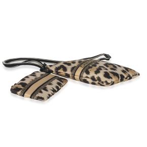 Christian Dior Leopard Technical Fabric DiorTravel Pouch Set 6