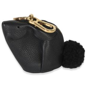 Loewe Calfskin Shearling Bunny Coin Purse 2