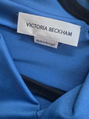 Victoria Beckham Blue Jersey Gown 4