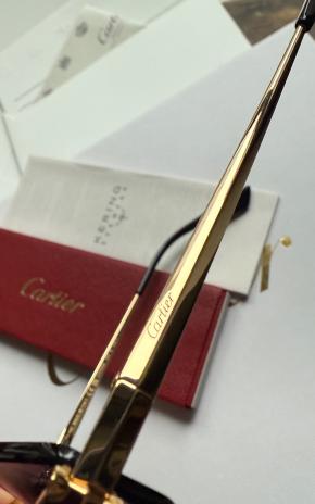 Cartier Panthere De Cartier Rose Lilac Lens Sunglasses 10