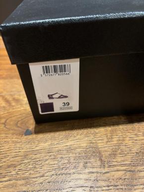 Chanel Embellished Black Sandals 8