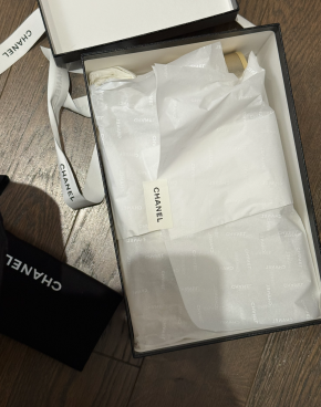 Chanel Gold Resort Show Runway Shoes from 2206 Show 6