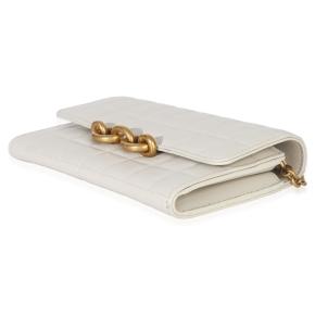 Saint Laurent Soft Calfskin Le Maillon Wallet On Chain 7