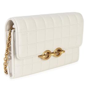 Saint Laurent Soft Calfskin Le Maillon Wallet On Chain 3