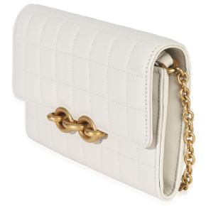 Saint Laurent Soft Calfskin Le Maillon Wallet On Chain 4