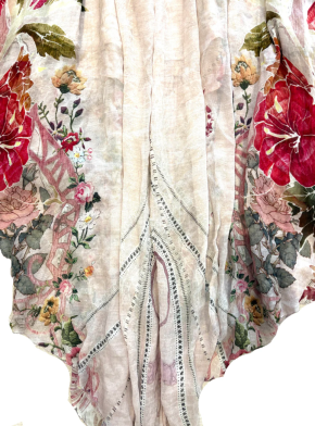 Camilla Printed Silk Skirt 8