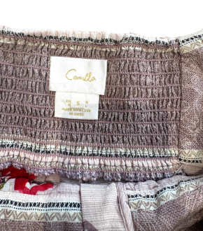 Camilla Printed Silk Skirt 6