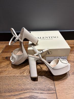 Valentino Ecru Platform Sandals 4