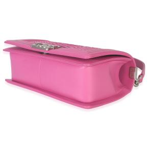 Chanel Matte Python Old Medium Boy Bag 7