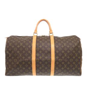 Louis Vuitton Coated Canvas Monogram Keepall 55 2