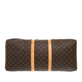 Louis Vuitton Coated Canvas Monogram Keepall 55 3