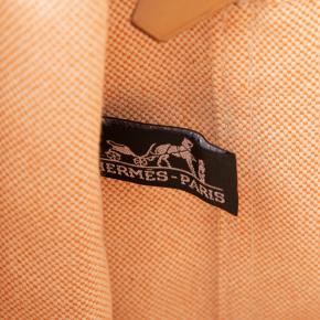 Hermes Orange Canvas Fourre Tout MM 5