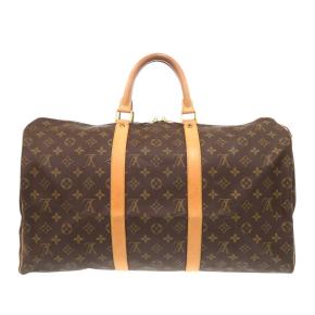 Louis Vuitton Coated Canvas Monogram Keepall 50 2