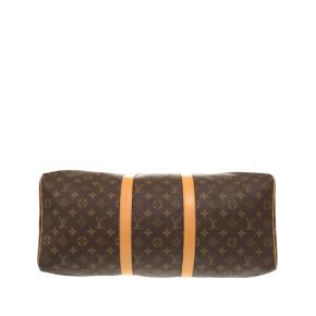 Louis Vuitton Coated Canvas Monogram Keepall 50 3
