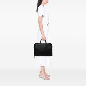 Prada Black Saffiano Business Bag 6