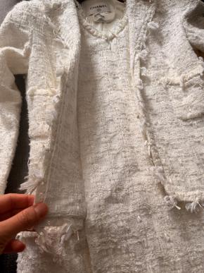 Chanel Tweed Boucle Dress Suit 9