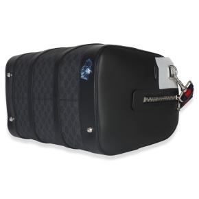 Gucci Black GG Supreme Canvas Web Duffle Bag 7