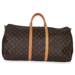 Louis Vuitton Monogram Canvas Keepall Bandolieure 55 2