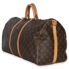 Louis Vuitton Monogram Canvas Keepall Bandolieure 55 4