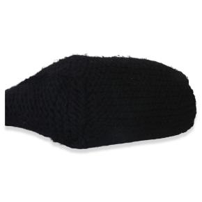 Fendi  Black Wool Logo Tote 6