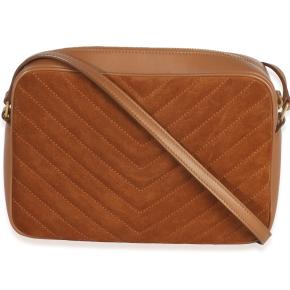 Saint Laurent  Suede Matelasse Monogram Lou Camera 2