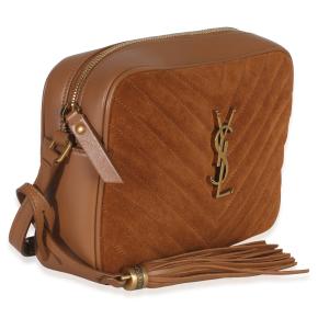 Saint Laurent  Suede Matelasse Monogram Lou Camera 3