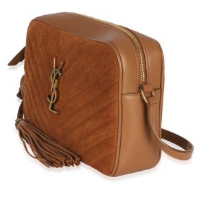Saint Laurent  Suede Matelasse Monogram Lou Camera 4