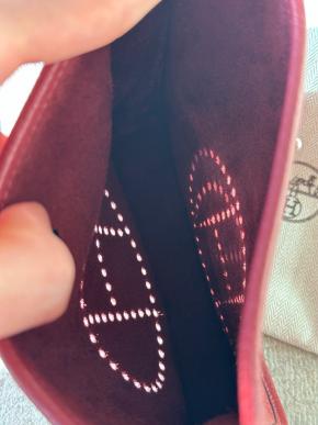 Hermès Rouge H Évelyne 16 (TPM) Palladium Hardware 3