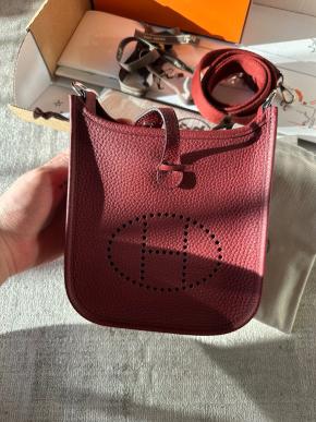 Hermès Rouge H Évelyne 16 (TPM) Palladium Hardware 7