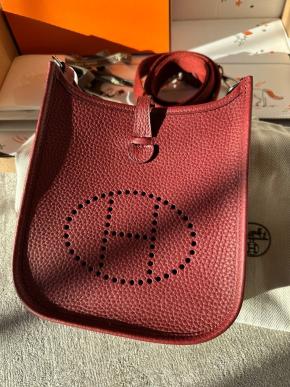 Hermès Rouge H Évelyne 16 (TPM) Palladium Hardware 5