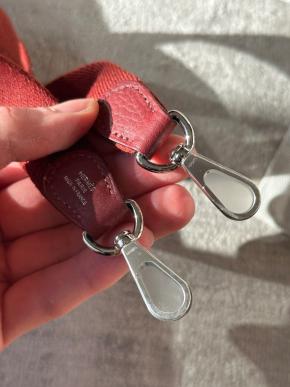 Hermès Rouge H Évelyne 16 (TPM) Palladium Hardware 9