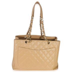 Chanel  Quilted Caviar Grand Shopper Tote 2