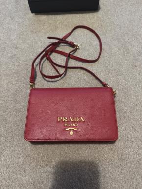 Prada Mini Red Crossbody Bag 2