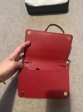 Prada Mini Red Crossbody Bag 12