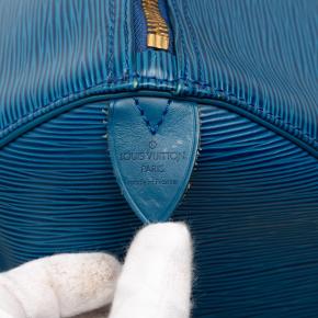 Louis Vuitton Blue Epi Keepall 55 6