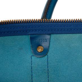 Louis Vuitton Blue Epi Keepall 55 7