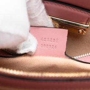 Gucci Pink Medium Guccissima Padlock Double Top Handle Bag 6