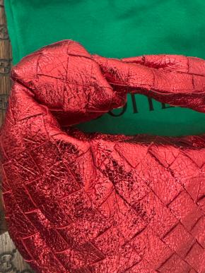 Bottega Veneta Metallic Mini Jodie Bag 12