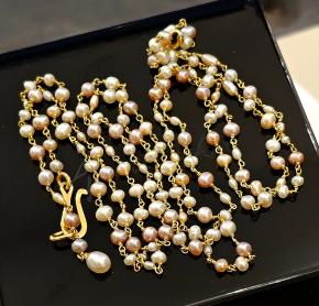 Annoushka Seed Pearl Chain Necklace 5
