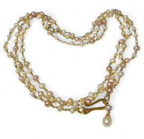 Annoushka Seed Pearl Chain Necklace 3