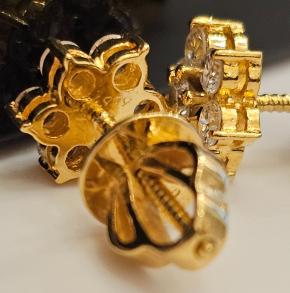 Bespoke Diamond Cluster Earrings 2