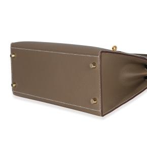 Hermès Epsom Sellier Kelly 28 GHW Etoupe 6