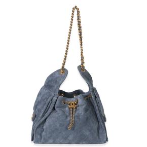 Chanel Quilted Suede Small Chanel 25 Hobo 5