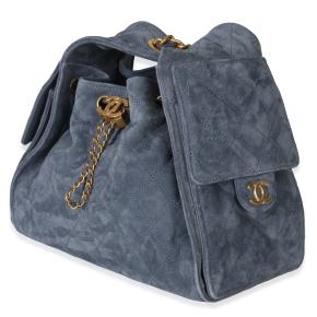 Chanel Quilted Suede Small Chanel 25 Hobo 4